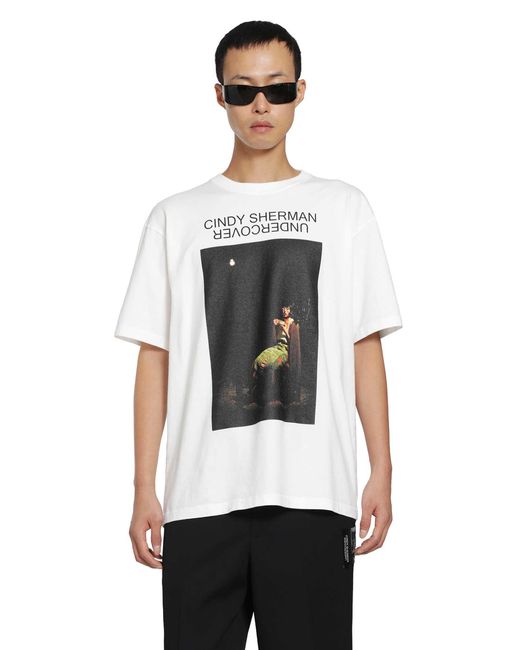 Undercover White Cindy Sherman C/S T-Shirt for men