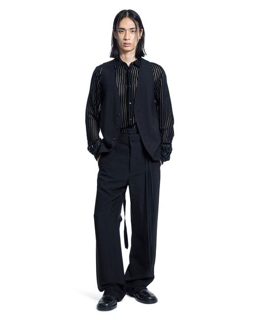 Ann Demeulemeester Black Andre Classic Shirt for men