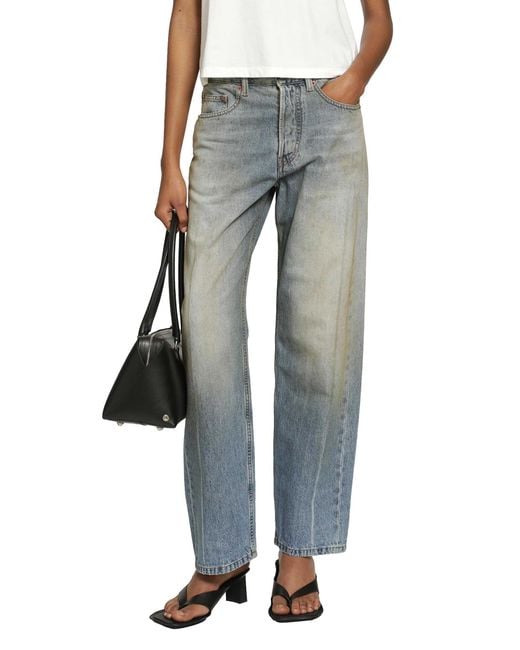 MM6 by Maison Margiela Blue Straight Leg Jeans