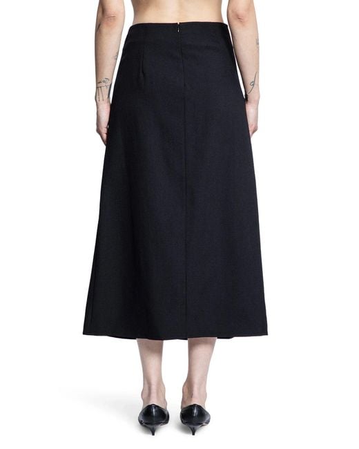 Studio Nicholson Black Fuse Skirt