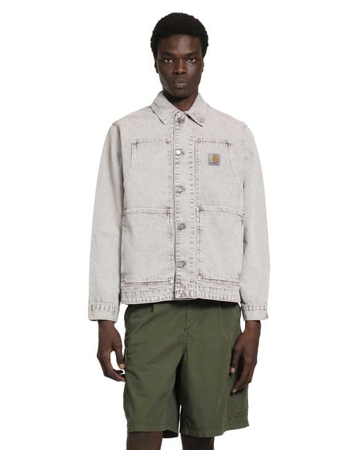 Carhartt Gray Og Double Front Jacket for men