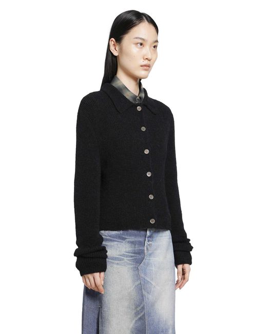Our Legacy Black Mazzy Polo Cardigan