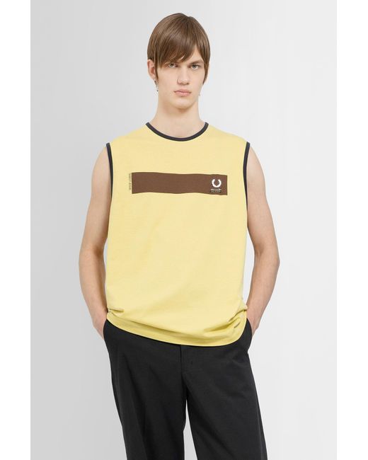 Fred Perry Tank Tops in Metallic for Men | Lyst UK