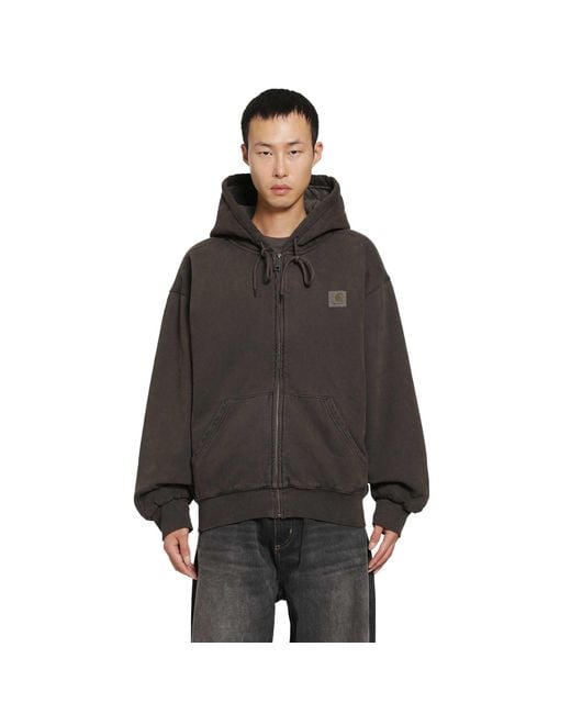 Carhartt Black Vista Zip-Up Hoodie for men