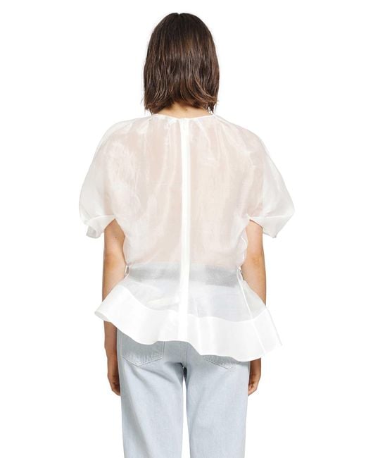 Khaite White Rumi Top