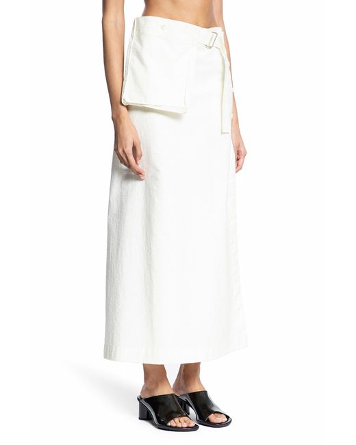 Lemaire White Skirts
