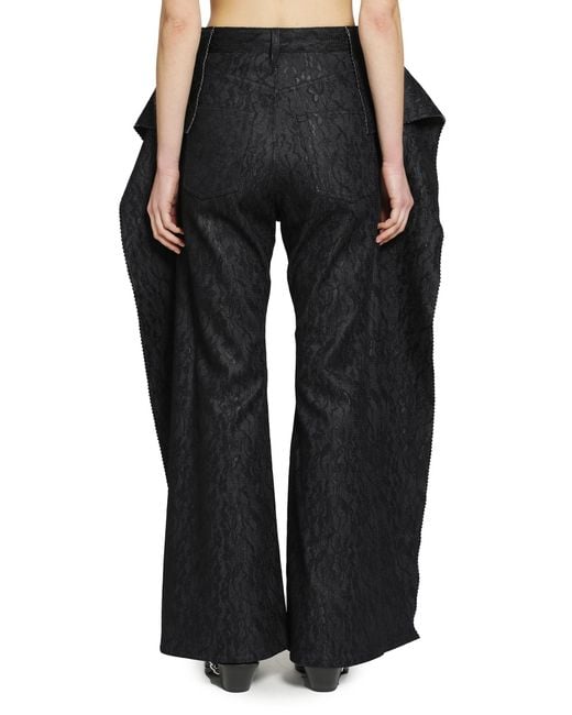 Junya Watanabe Black Deconstructed Jeans