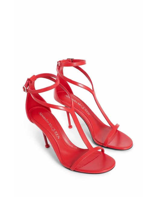 Alexander McQueen Red Sandals