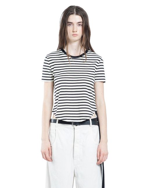 Ann Demeulemeester Blue Floor Micro T-Shirt