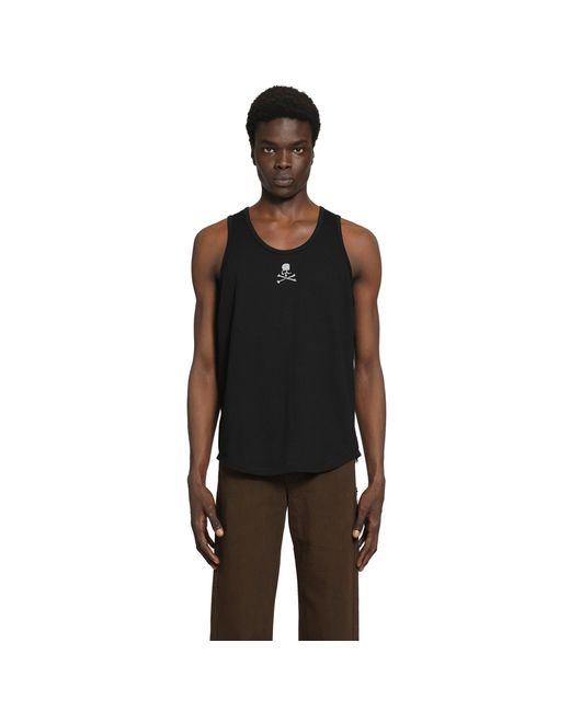 MASTERMIND WORLD Black Skull Tank Top for men