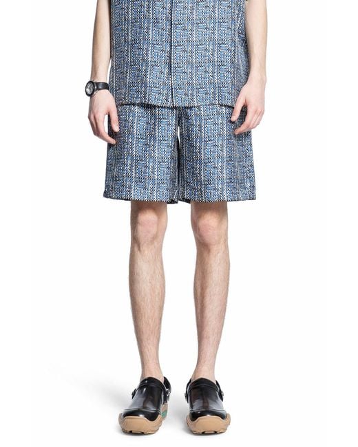 Fendi Blue Shorts for men