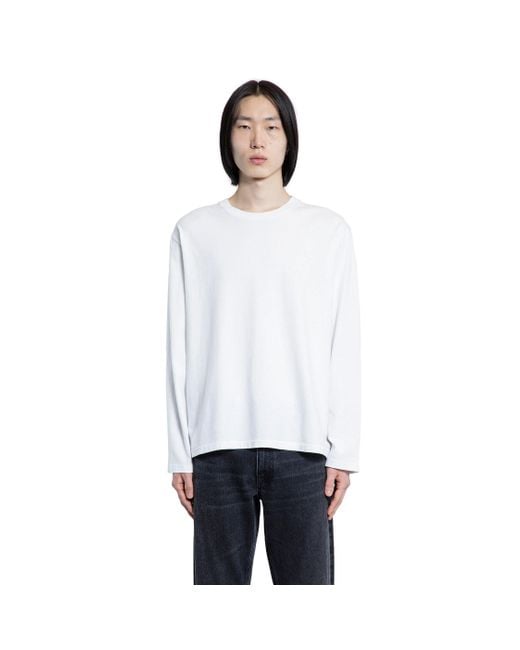 Stockholm Surfboard Club White Back Logo Long Sleeve T-Shirt for men
