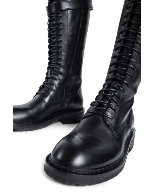Ann Demeulemeester Black Boots
