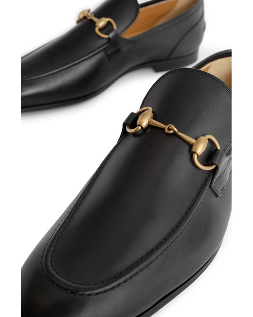 Gucci Black Jordaan Loafers for men