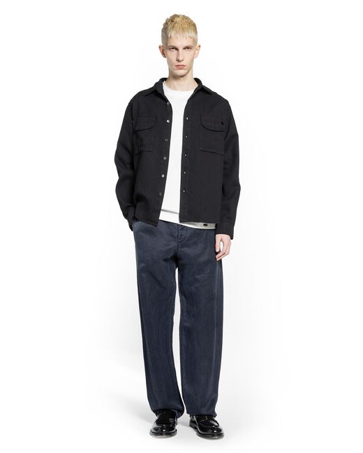 Massimo Osti Studio Black Pocket Overshirt for men