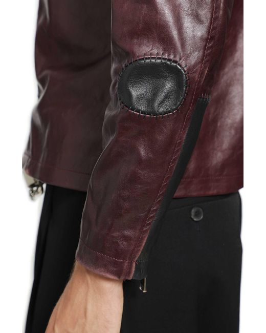 Enfants Riches Deprimes Red Side B Leather Jacket for men
