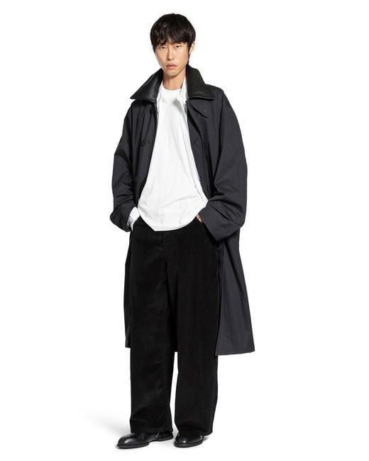 Studio Nicholson Black Pantaloni Paolo Courdury for men