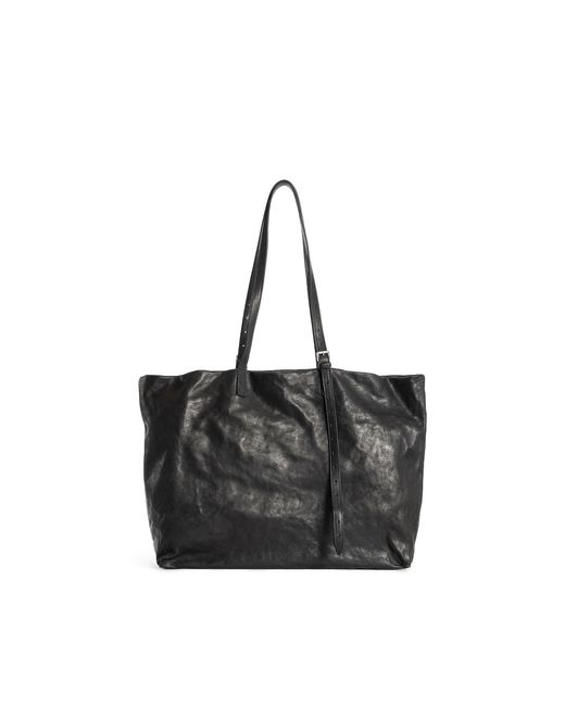 Ann Demeulemeester Black Bes Tote Bag