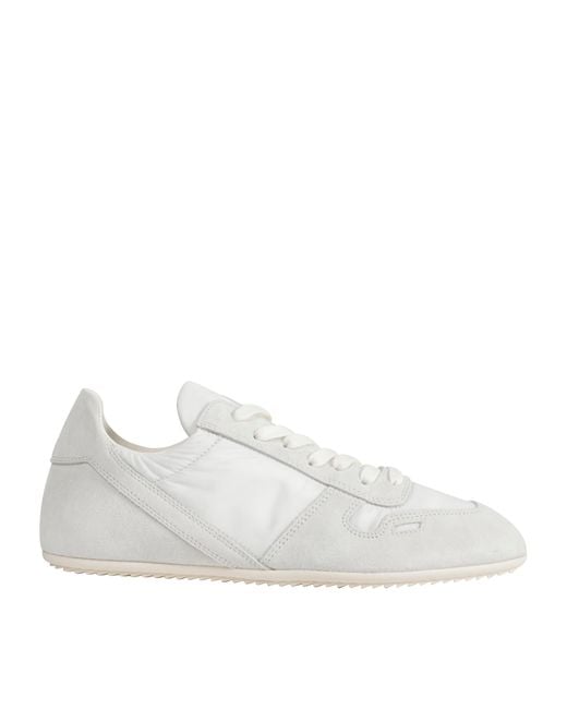 Rick Owens White Temple Minimal Sneakers for men