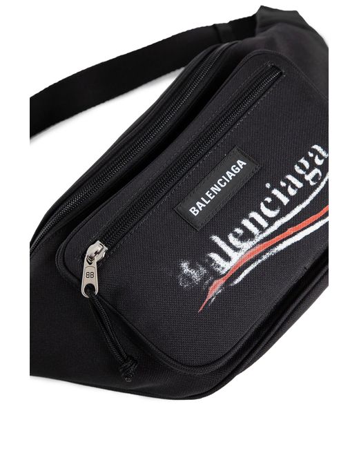 balenciaga fanny pack black