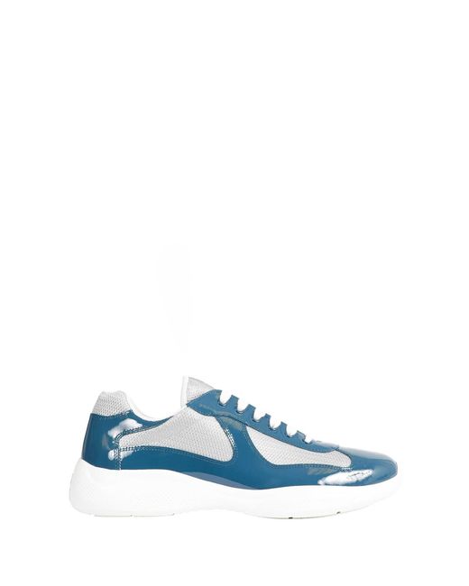Prada Blue America's Cup Sneakers for men