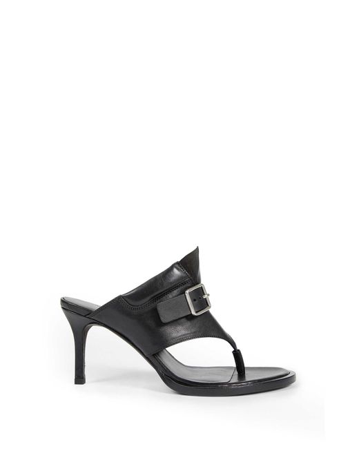 Ann Demeulemeester Black Bri Thong Mules