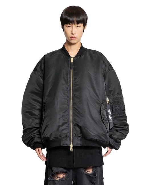 Vetements Black Jackets for men