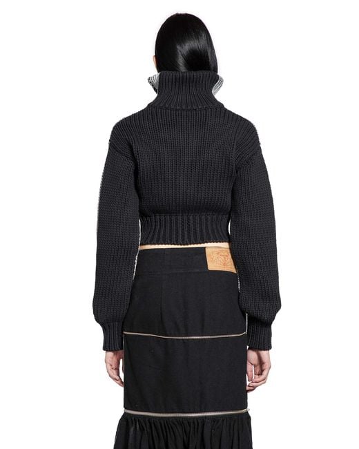 VAQUERA Gray Cropped Painted Cardigan