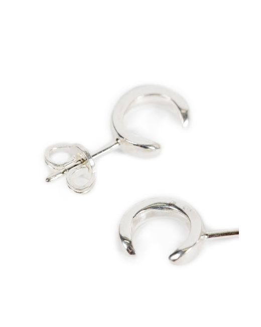 Bijules Metallic Earpod Stud Earrings