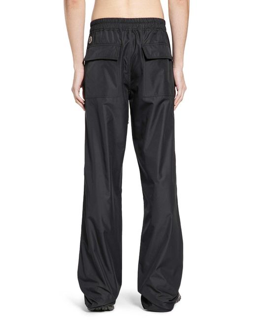 Rick Owens Black Moncler X Drawstring Pants for men