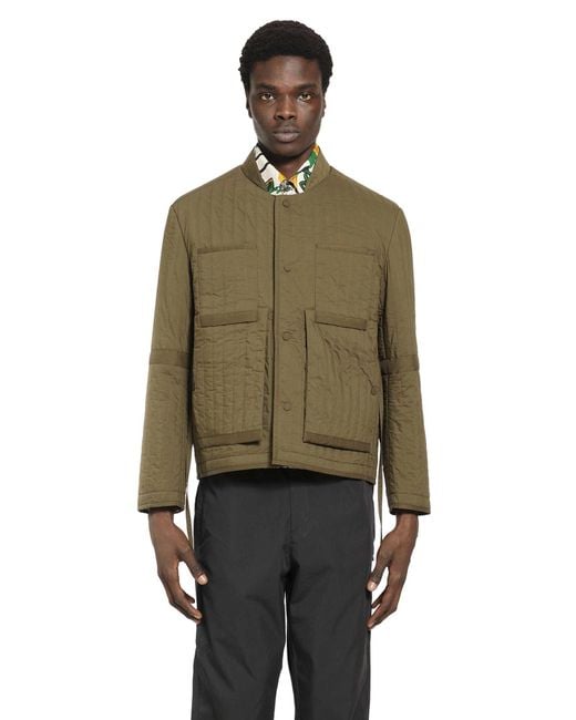 Craig Green Green Reversible Quilted Worker Jacket for men