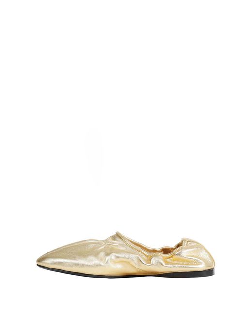 Alaïa White Supple Leather Slippers