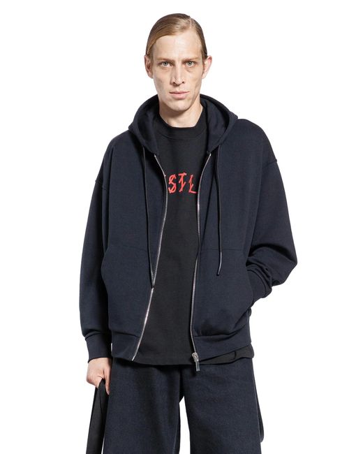 44 Label Group Blue Classic 44 Zip-Up Hoodie for men