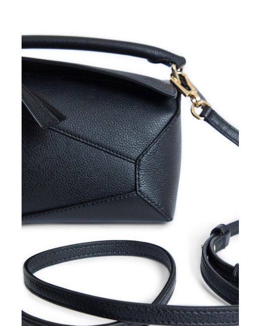 Loewe Blue Mini Puzzle Edge Bag