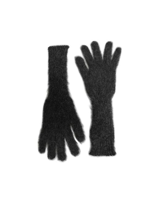 Maison Margiela Black Wool Gloves