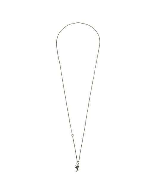 Werkstatt:münchen White Mini Palm Necklace for men
