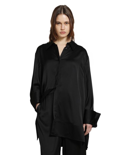 Totême  Black Soft Tuxedo Shirt