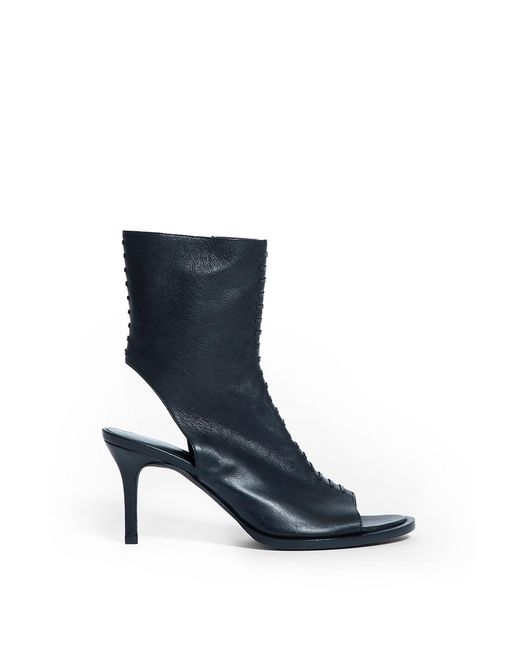 Ann Demeulemeester Blue Elvy Mid Heeled Ankle Boots