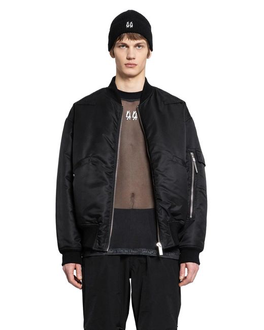 44 Label Group Black Profiler Bomber for men