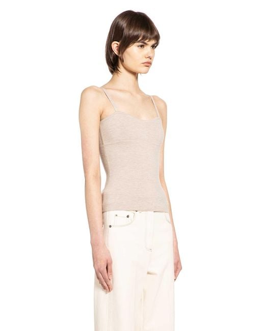Max Mara Natural Wool Knit Top