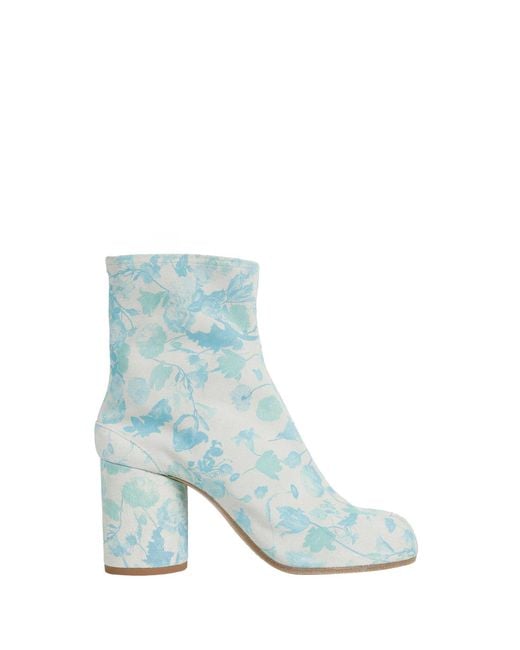 Maison Margiela Blue Tabi Ankle Boots