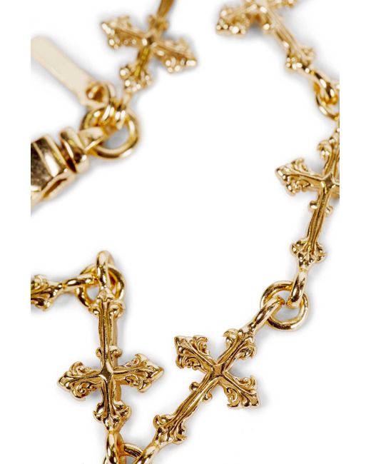 Emanuele Bicocchi Metallic Avelli Multi Cross Bracelet for men
