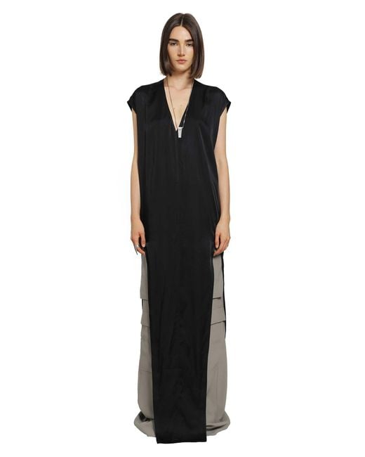 Rick Owens Black Tower Arrowhead Gown