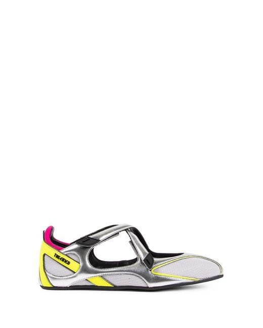 The Attico Metallic Floor 01 Ballerina Flats