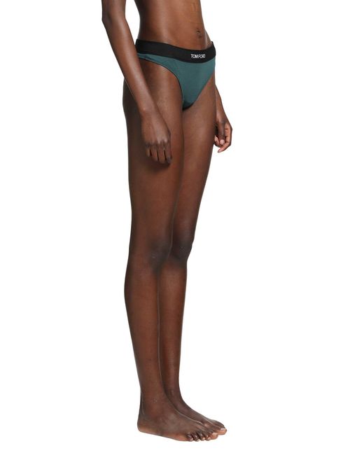 Tom Ford Blue Modal Signature Thong