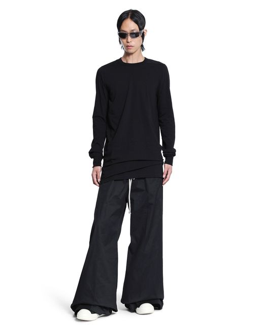 Rick Owens Black Concordians Level Long Sleeve T for men