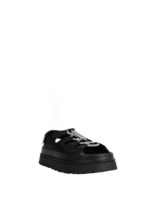 Ugg Black Goldenglow Toggle Sandals