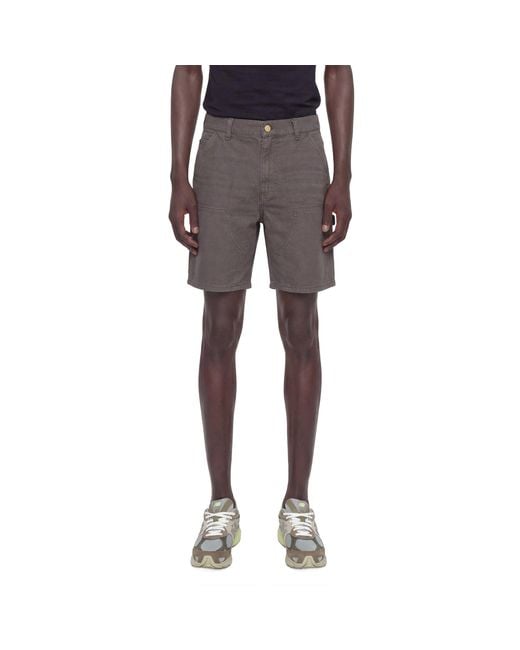 Carhartt Gray Double Knee Shorts for men