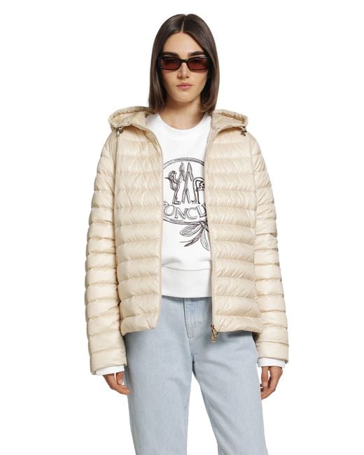 Moncler Blue Igelhood Short Down Jacket