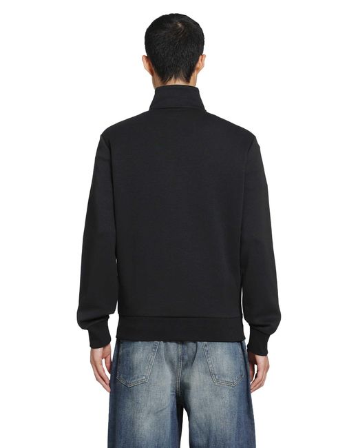 Polo Ralph Lauren Black Half-Zip Sweatshirt for men